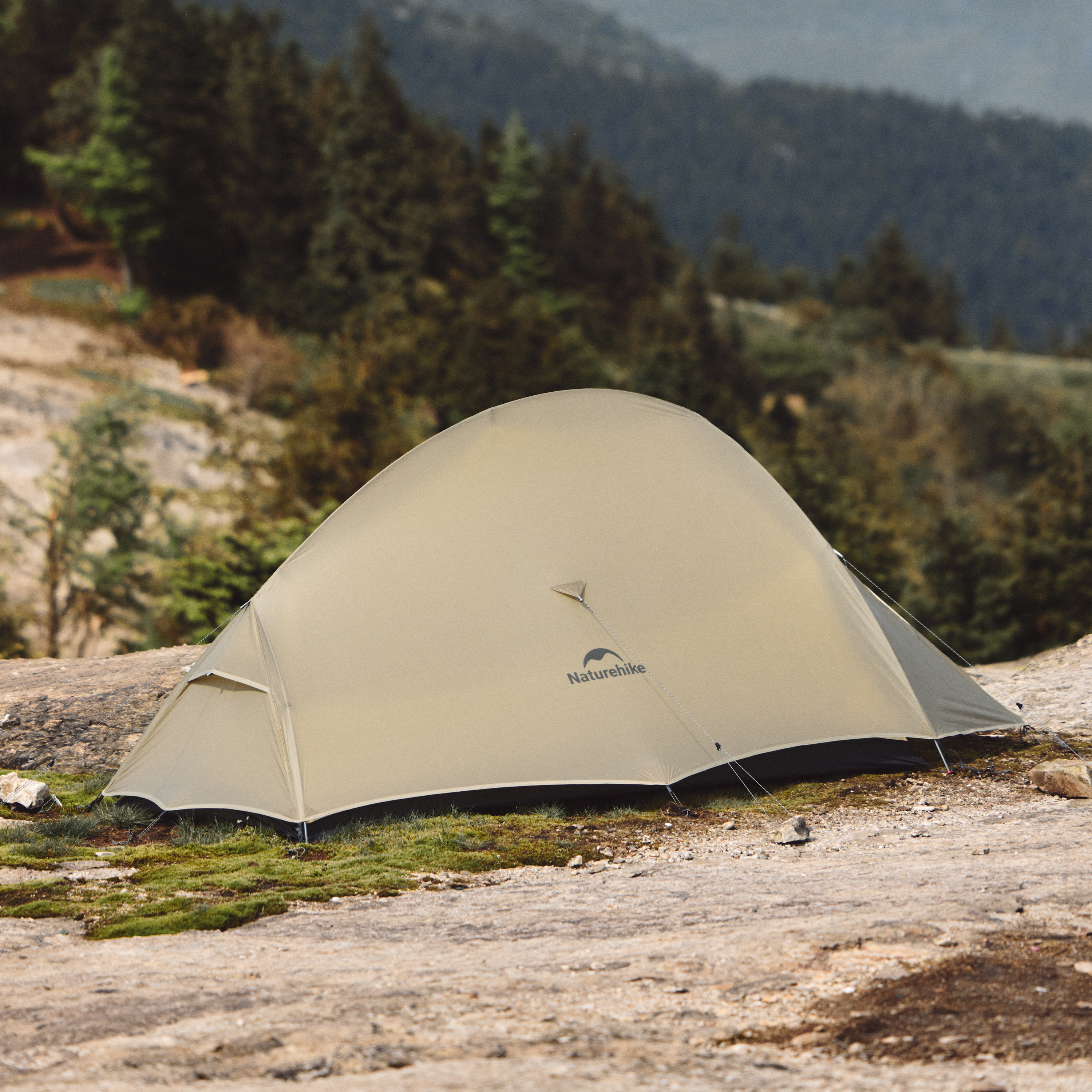 Naturehike ultraľahký stan Cloud Up2 séria Pro 20D 1620g - piesková